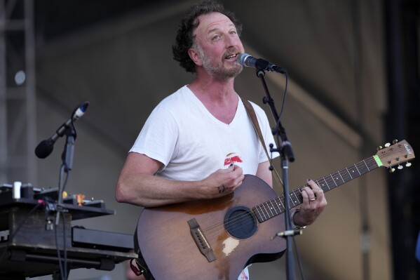 FILE - Ryan Miller from the band Guster performs during the 2024 Sea. Hear. Now festival on Sept. 14, 2024, in Asbury Park, N.J. (Photo by Charles Sykes/Invision/AP, File)