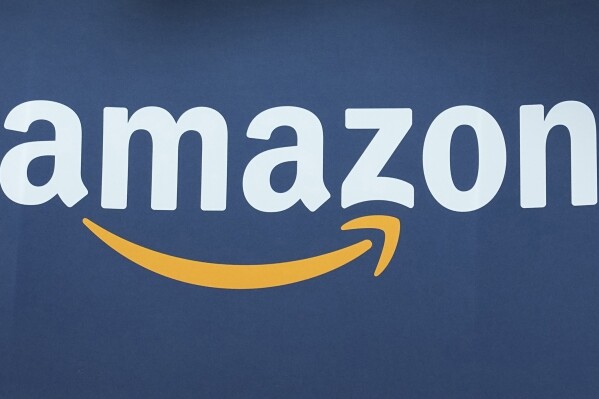 FILE - The Amazon logo is seen, June 15, 2023, at the Vivatech show in Paris. (AP Photo/Michel Euler, File)