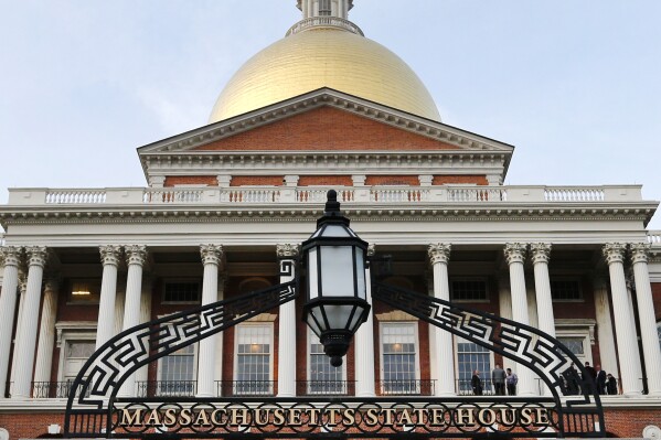 FILE - The Massachusetts Statehouse is seen, Jan. 2, 2019, in Boston. (AP Photo/Elise Amendola, File)