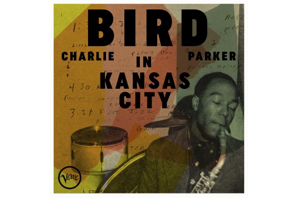 This cover image released by Verve Records shows “Bird In Kansas City (Live)” by Charlie Parker. (Verve Records via AP)